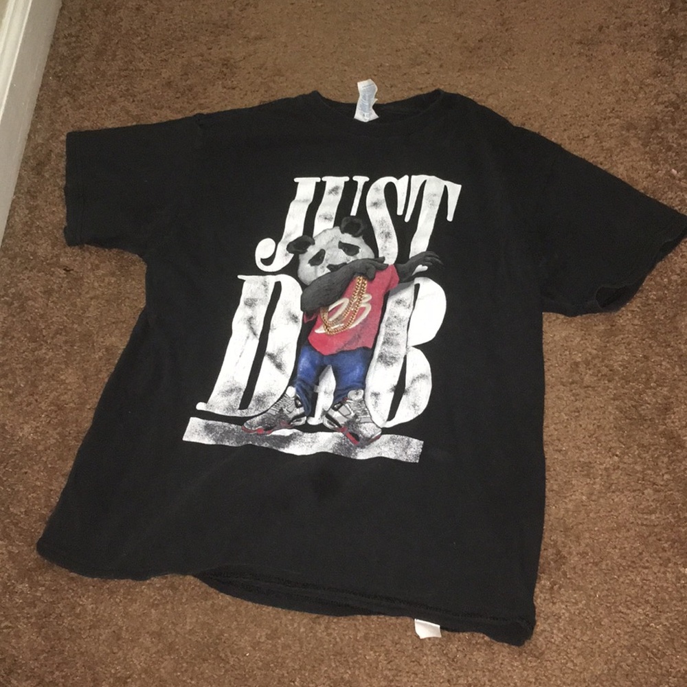 “Just Dab” Bear Black Graphic Tee